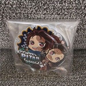 🔥🌟3/$15 Demon Slayer Pita Anime Can Badge Tanjiro & Nezuko Japanese Anime